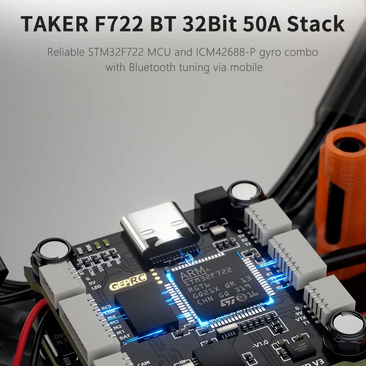 GEPRC MARK5 O4 Pro DC WTFPV Fr - F722 Flight Controller recension och pris