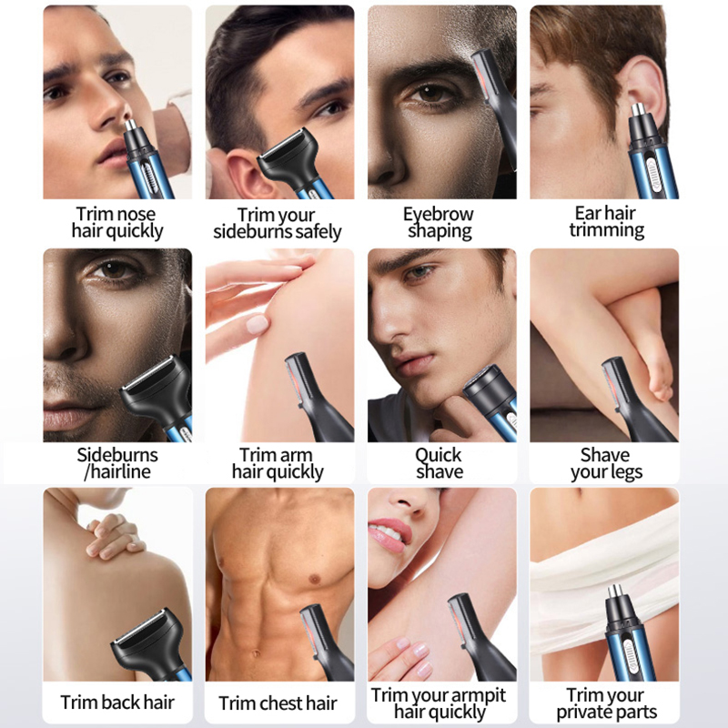 Electric Nose Ear Hair Trimmer - 4 In 1 Esc recension och pris