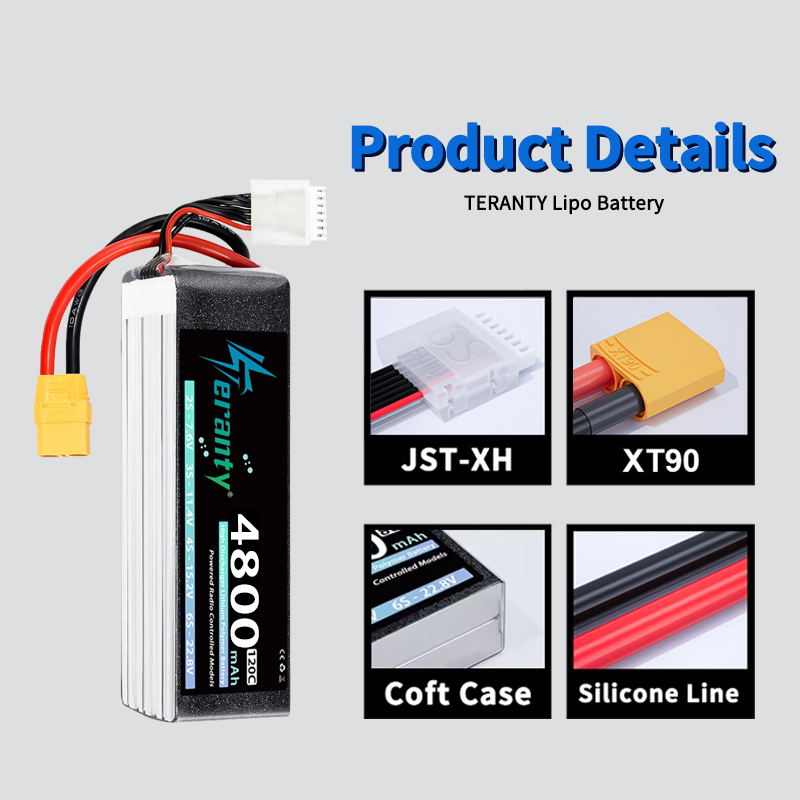 TERANTY 6S 4800mAh Lipo Batter - Lipo Battery 6S recension och pris