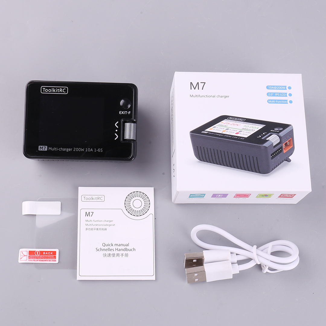 ToolkitRC M7 200W 10A DC Balan - Lipo Battery 6S recension och pris