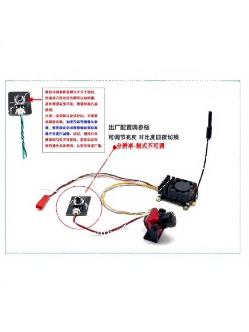 5.8G 2W Analog FPV Camera Set  - Analog Fpv Camera recension och pris