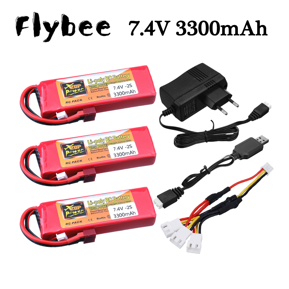 2S 7.4V 3300mAh Lipo Battery C - Balance Charger Rc recension och pris
